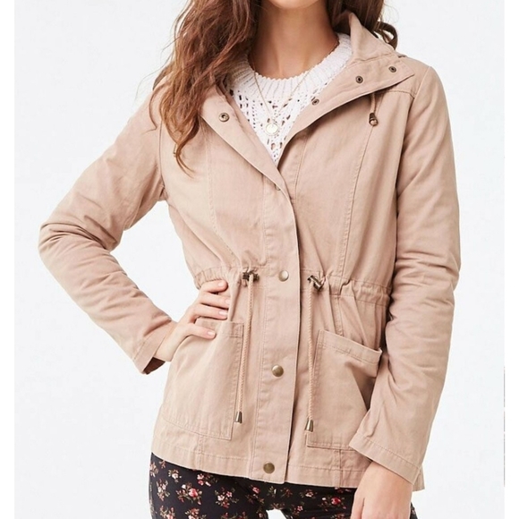 Forever 21 Hooded Utility Jacket - Picture 5 of 16